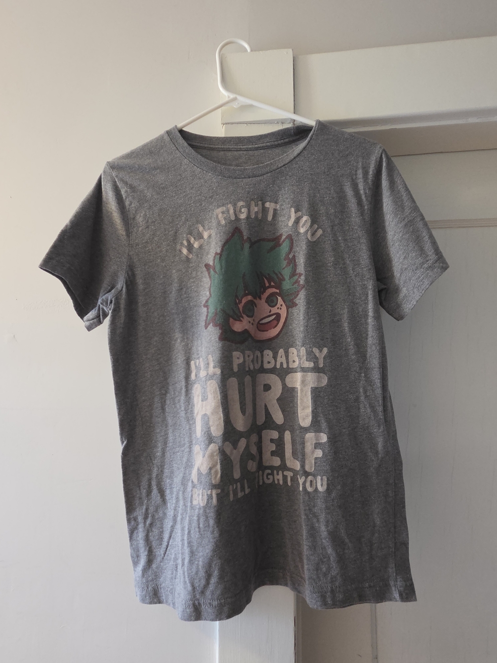 My Hero Academia Gray Graphic Tee